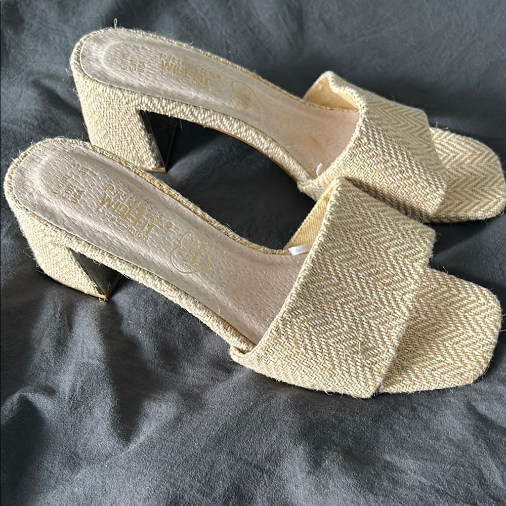 Elegant Cream Women's Heels